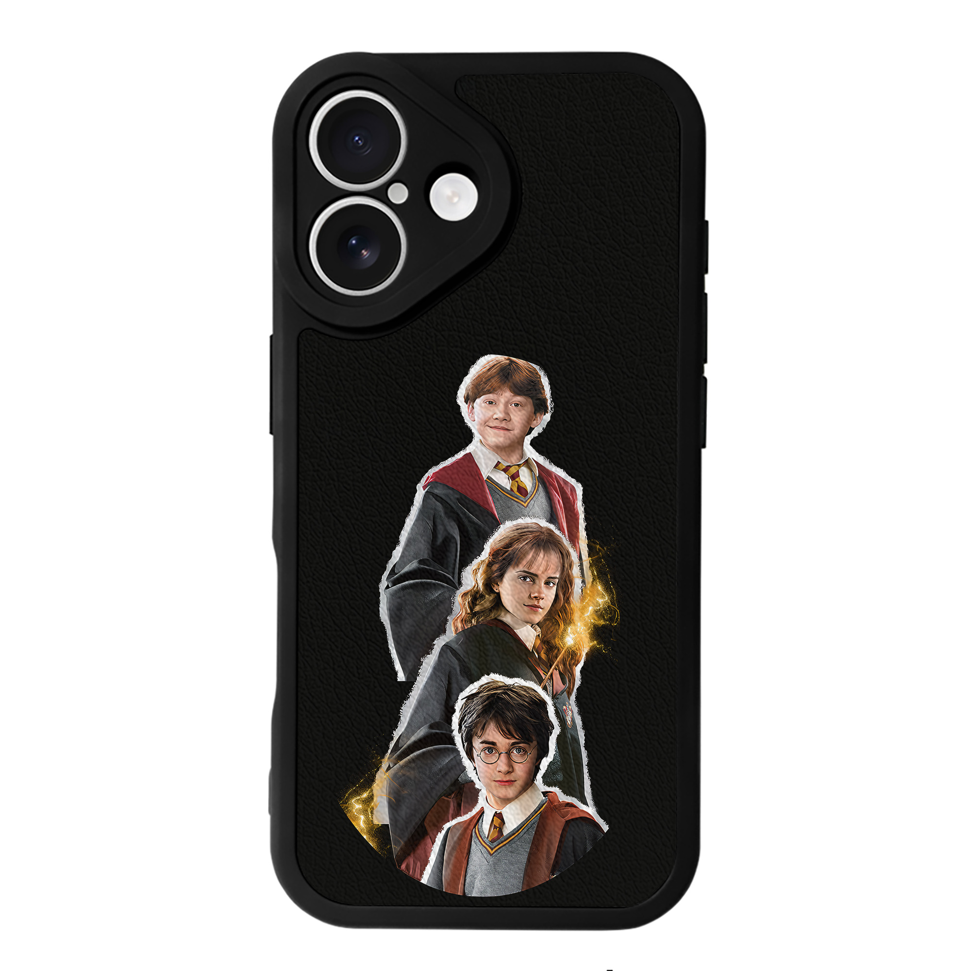 （画像用） Harry Potter ハリー・ポッターシリーズ 【iPhone 16シリーズ対応】シリコンスマホケース（レザー調） 材質：シリコン